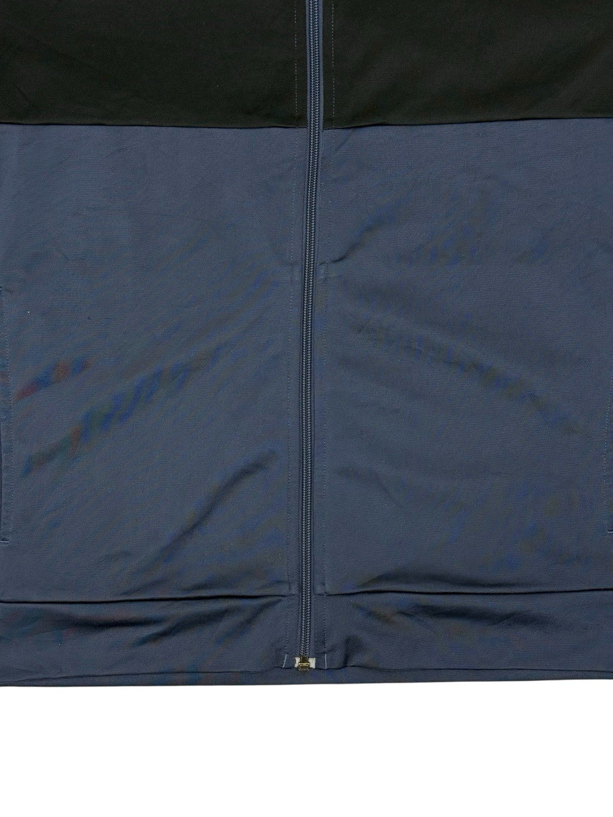 Adidas Blue Polyester Zip Track Jacket Large