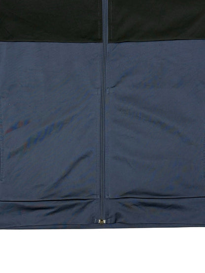Adidas Blue Polyester Zip Track Jacket Large