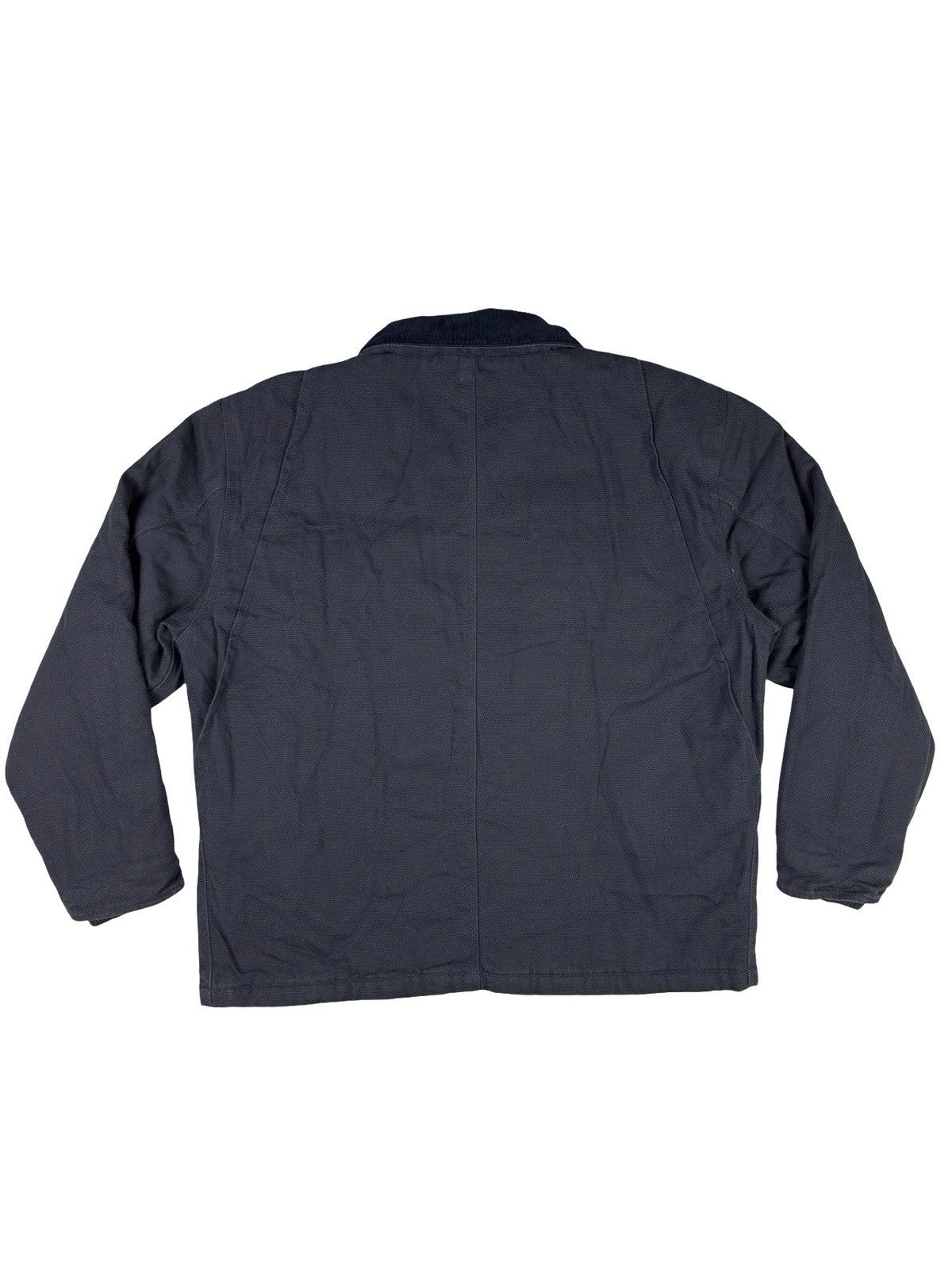 Tri-Mountain Retro Blue Insulated Zip Americana Work Jacket Large