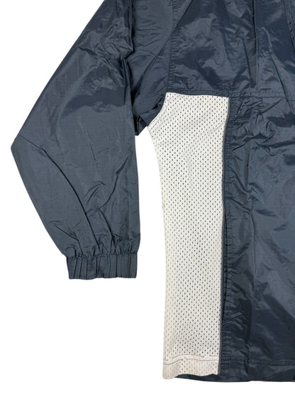 Reebok Retro Blue Nylon Zip Y2K Track Jacket Windbreaker Large