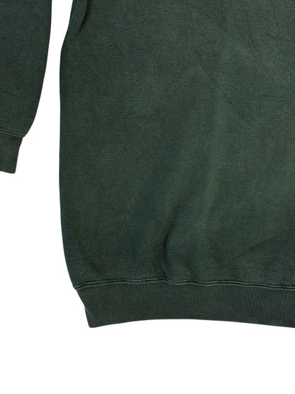 IZOD Green Retro Embroidered Cotton Blend Jumper Medium