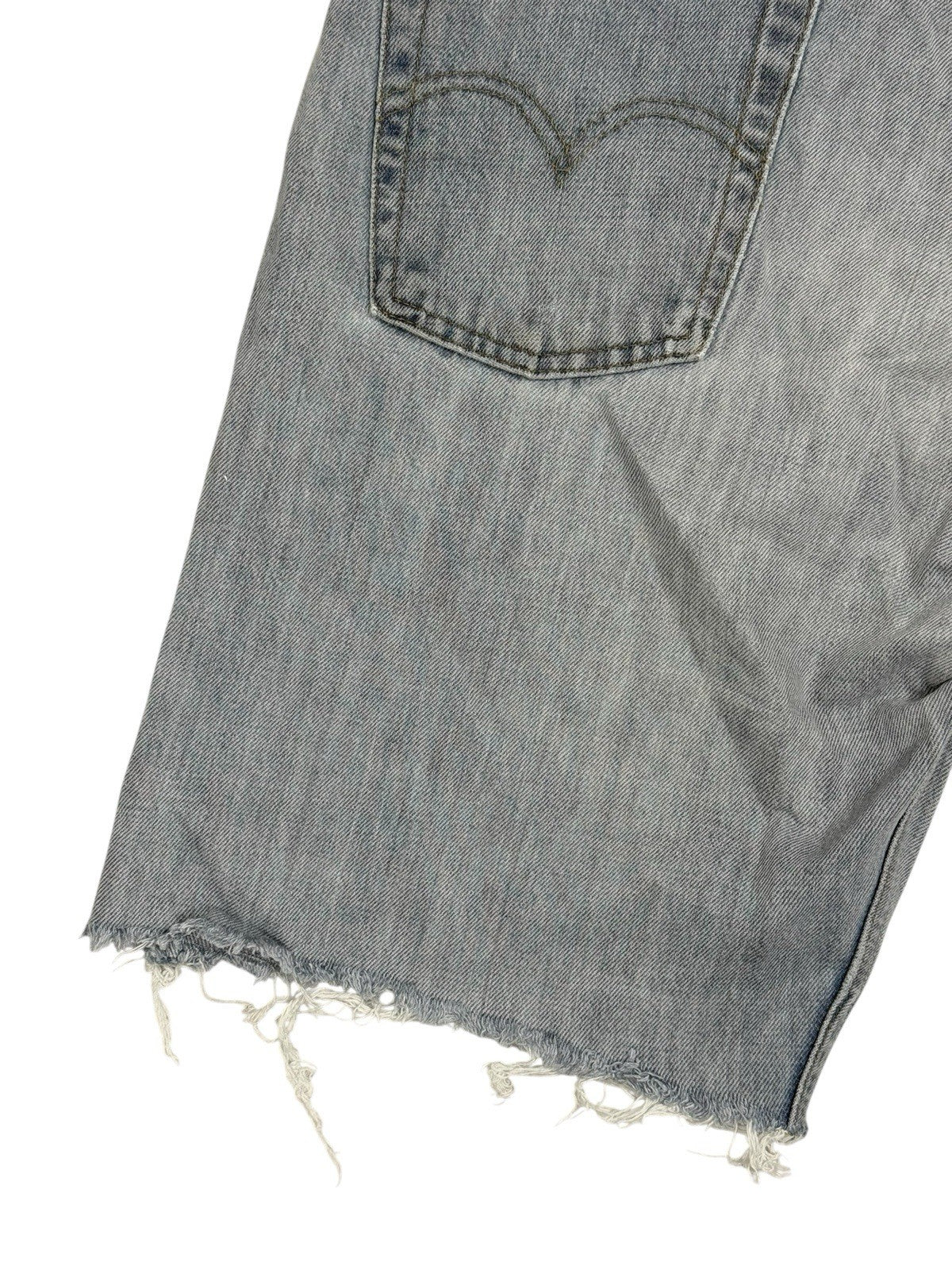 Levi's Blue Cut Off Shorts 34W