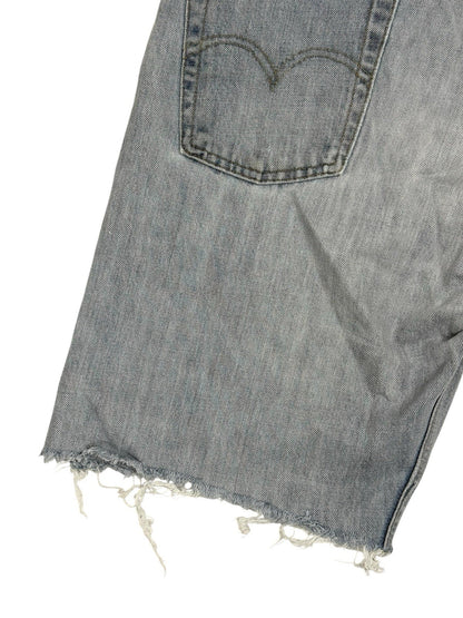 Levi's Blue Cut Off Shorts 34W