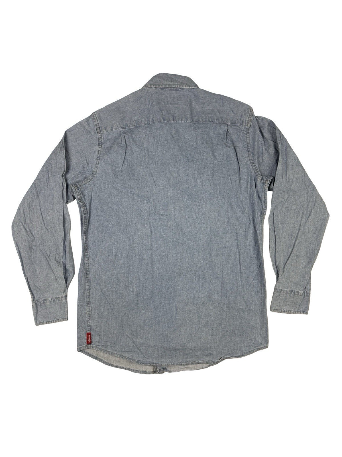 Wrangler Light Blue Western Button Shirt Small