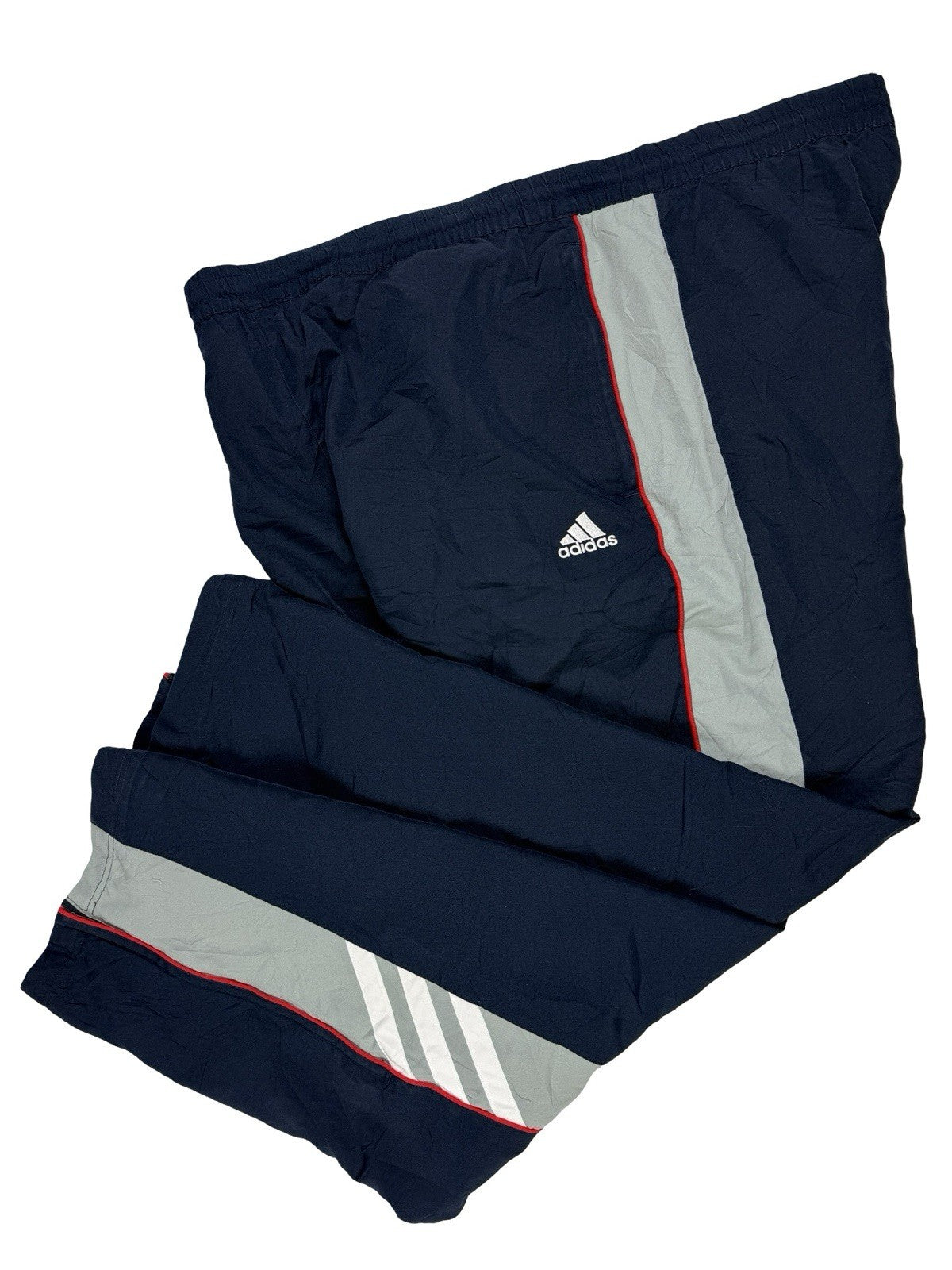 Adidas Vtg Y2K Blue Mesh Lined Track Pant Trousers 2XL (46/48W)