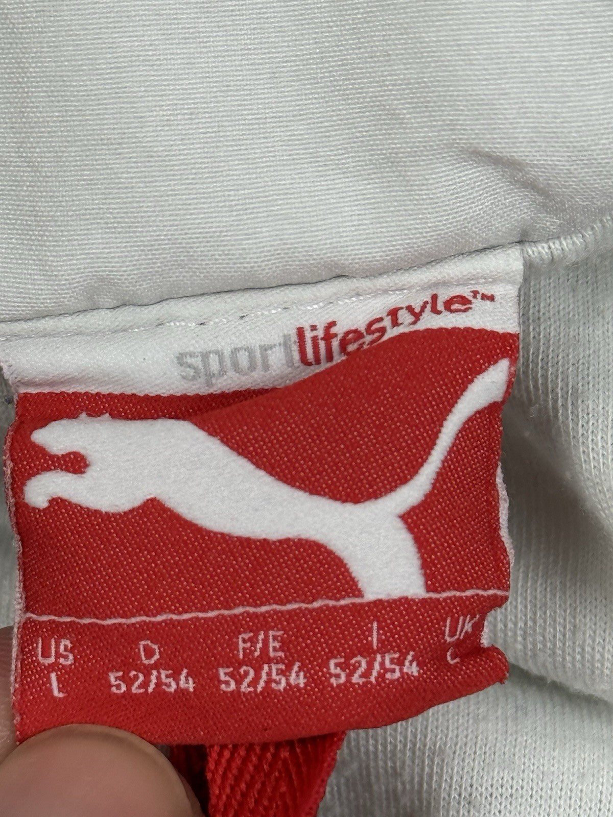 Puma Retro Lined Grey Track Jacket Large