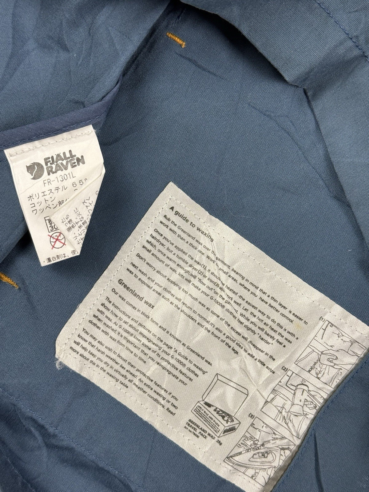 Fjallraven Blue Hooded Parka Jacket XS