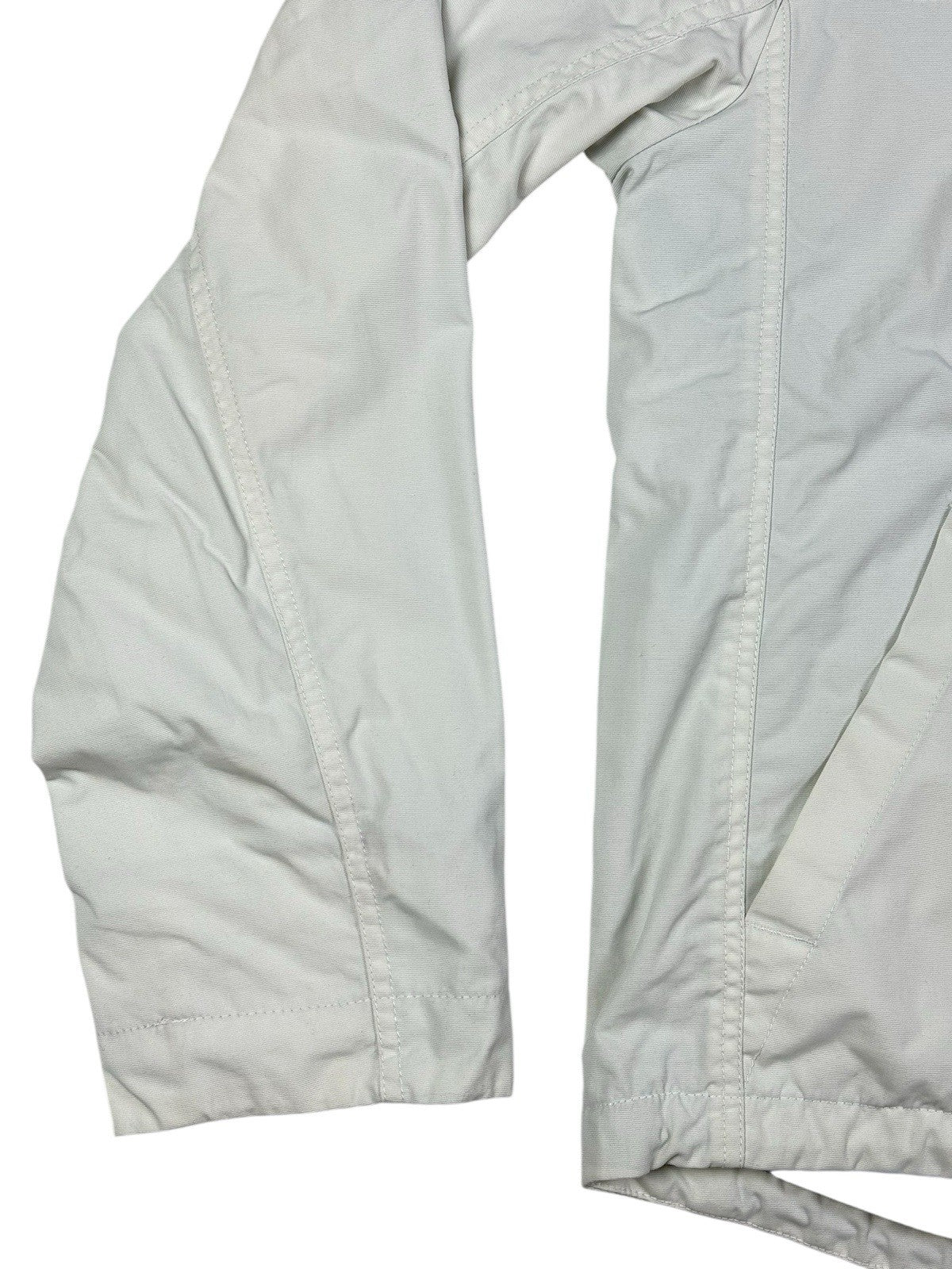 Tommy Hilfiger Retro Off White Lined Nylon Zip Jacket 2XL