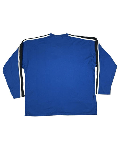 Buell Motorcycles Vtg Blue Long Sleeve Holoubek Milwaukee 40 Anniversary Top 3XL