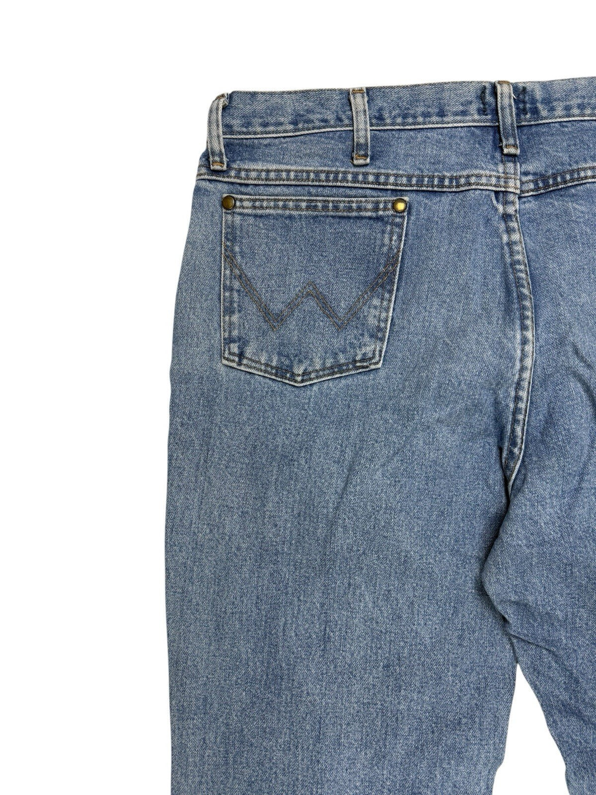 Wrangler 36MWZ Slim Fit Blue Denim Jeans 38W 30L