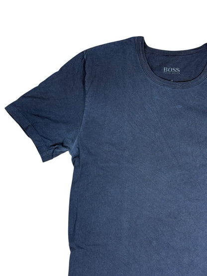 Hugo Boss Blue Cotton Top Medium