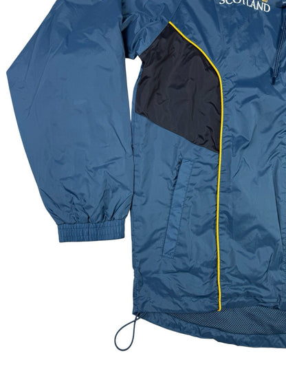 Scotland Rugby Championship 2013 Blue Zip Rain Jacket Medium