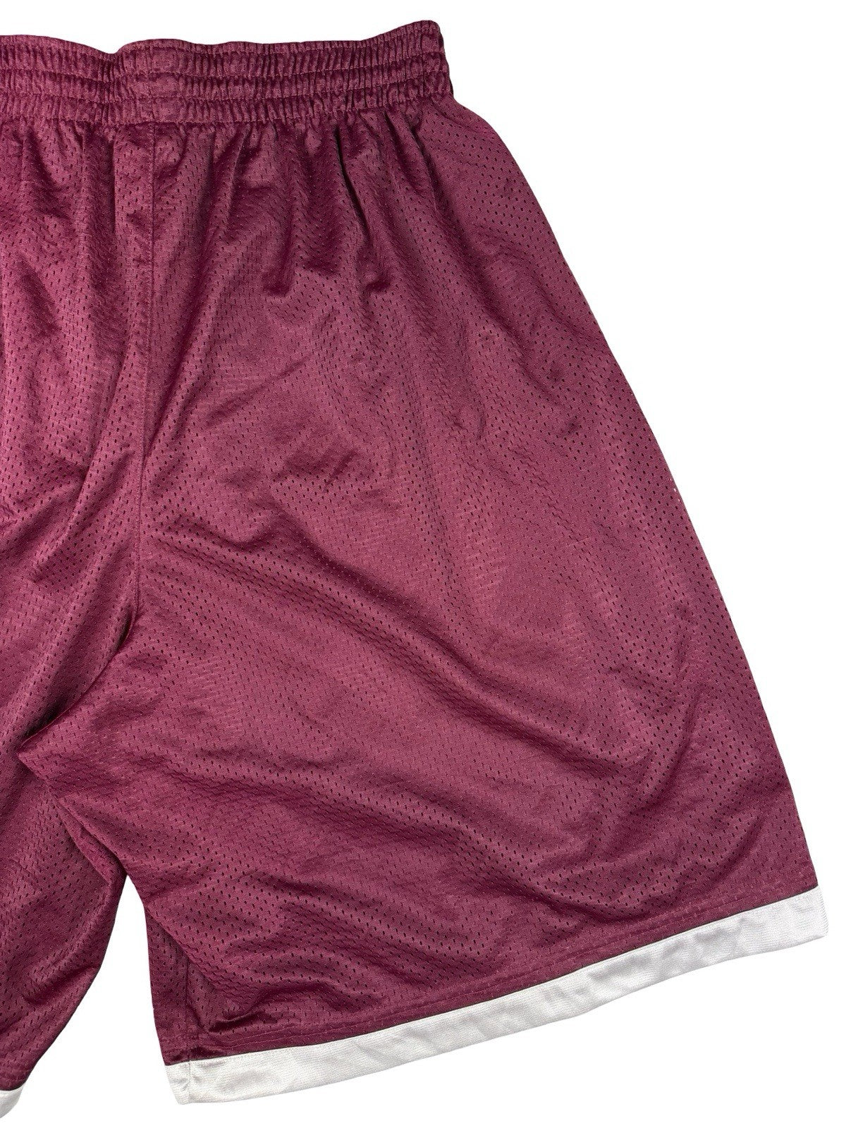 Nike Maroon Lined Mesh Basketball Sport Active Shorts XL