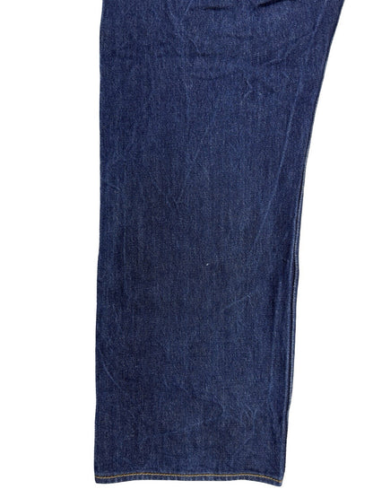 Levi's 501 Blue Straight Leg Denim Jeans 38W 30L