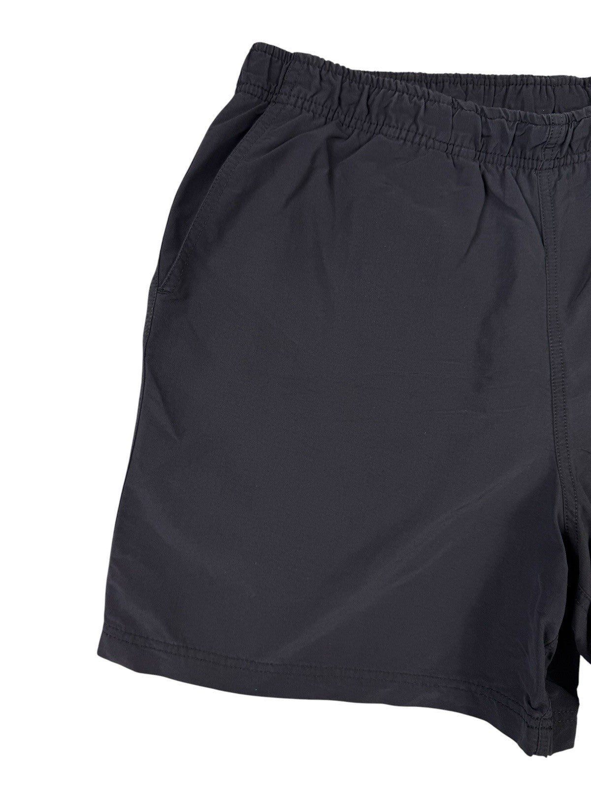 L.L. Bean Black Supplex Nylon Sport Swim Shorts Trunks Large