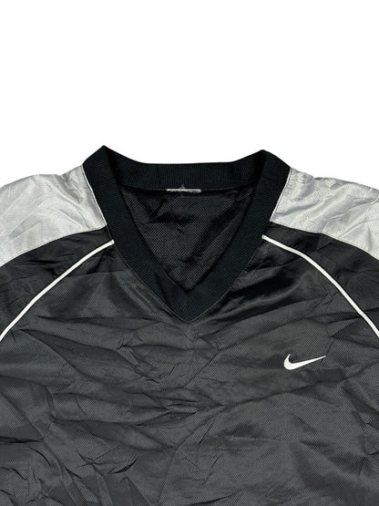 Nike Vintage Black V-Neck Japanese Line Jumper Medium