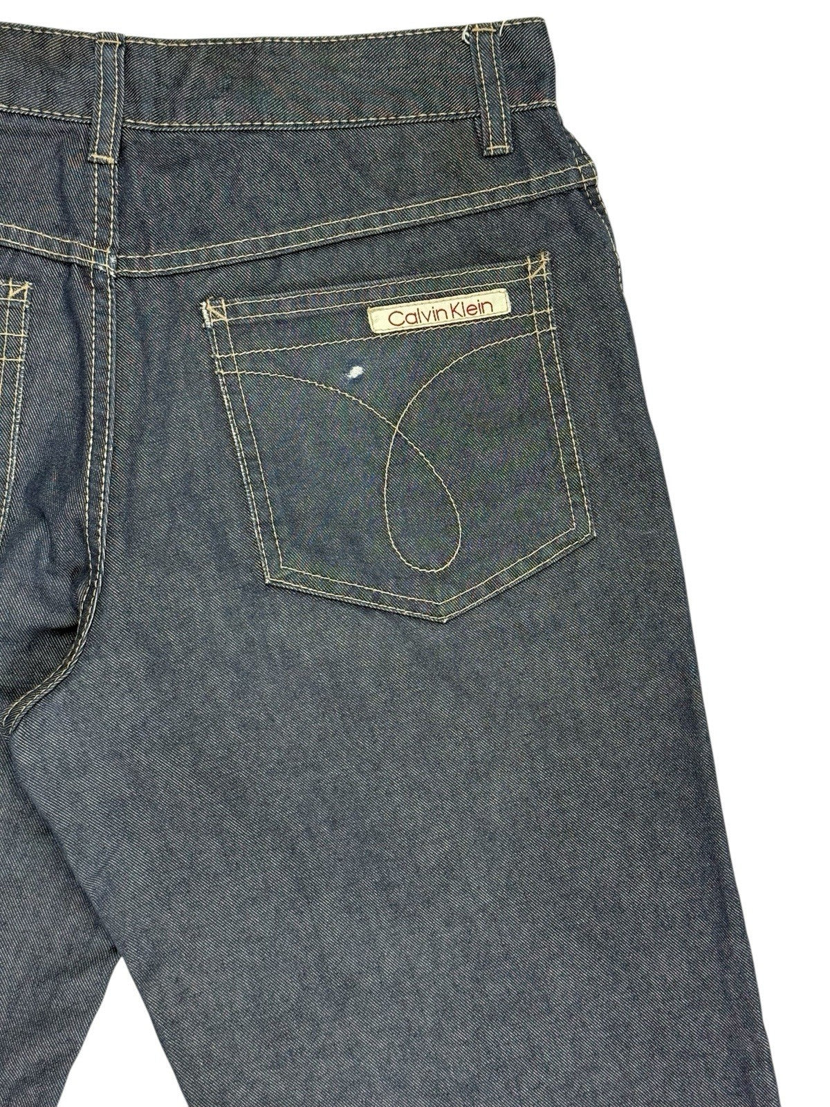 Calvin Klein Retro Blue Denim Jeans 28W 30L
