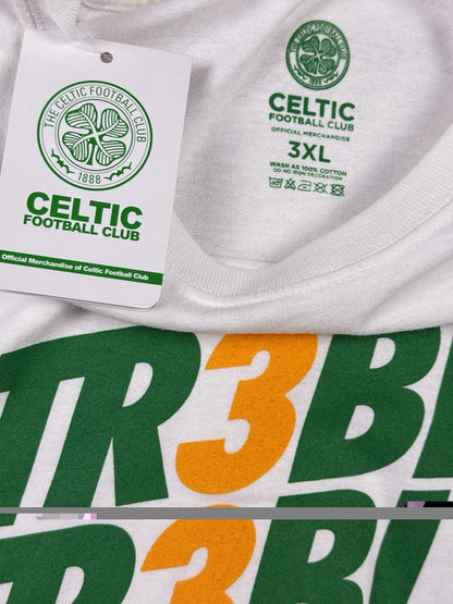 Celtic FC Treble Treble White Top 3XL