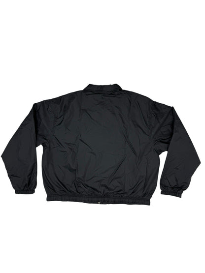 Nike Vintage Black Nylon Coaches Windbreaker Jacket Size 12-14 (Large)