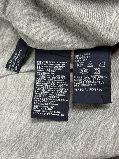 Tommy Hilfiger Retro Off White Lined Nylon Zip Jacket 2XL