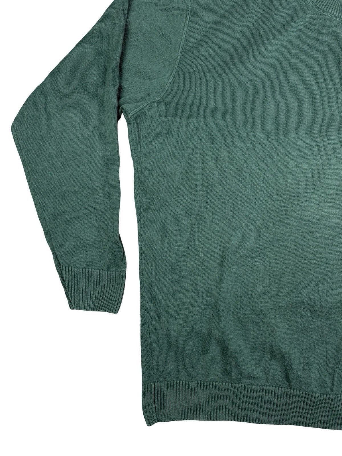 Lacoste Green 1/4 Zip Pullover Jumper Sweater 2XL