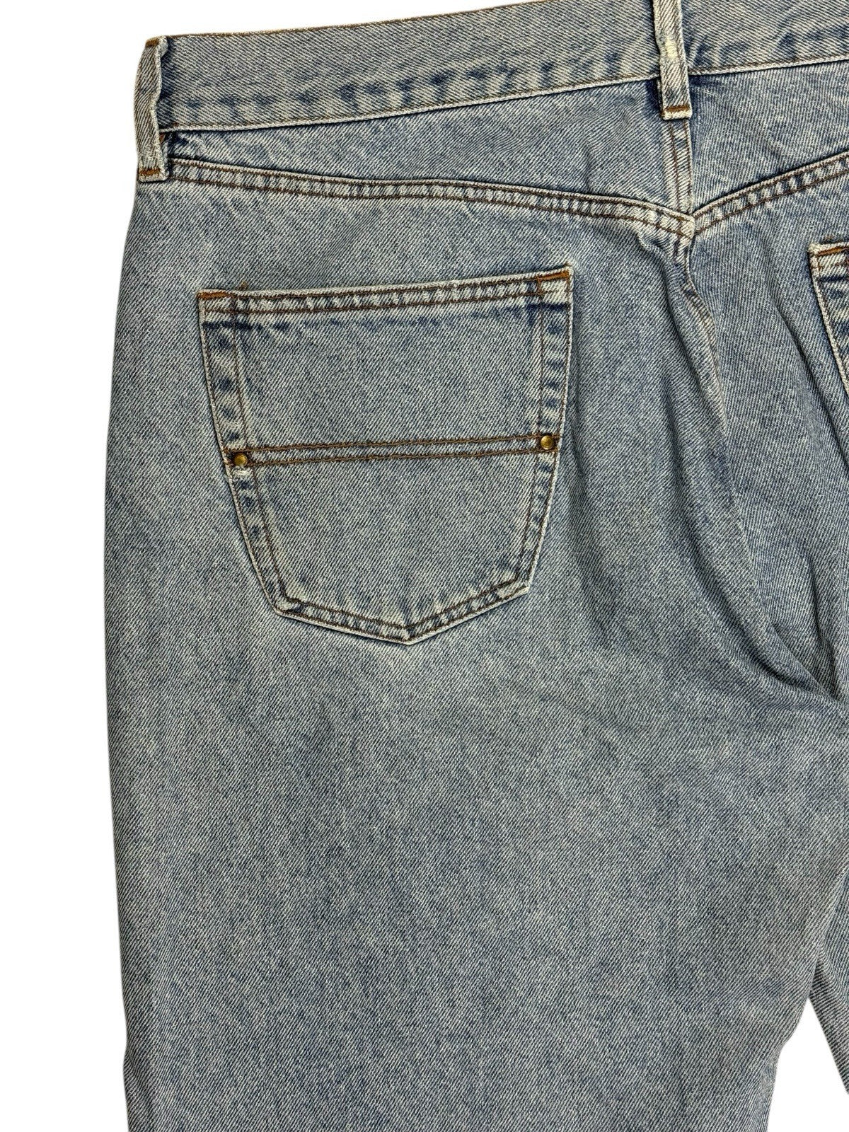Schott NYC Vintage Blue Denim Jeans 36W 35L