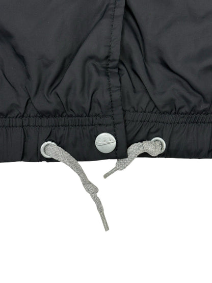 Nike Vintage Black Nylon Coaches Windbreaker Jacket Size 12-14 (Large)