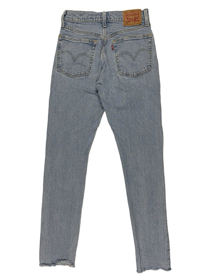 Levi's 501 Blue Straight Leg Denim Jeans 24W 29L