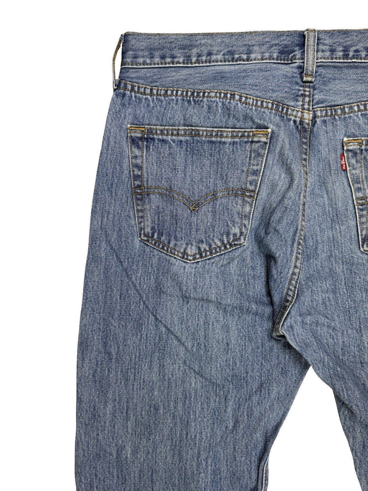 Levi's 501 Blue  Straight Leg Denim Jeans 34W 30L