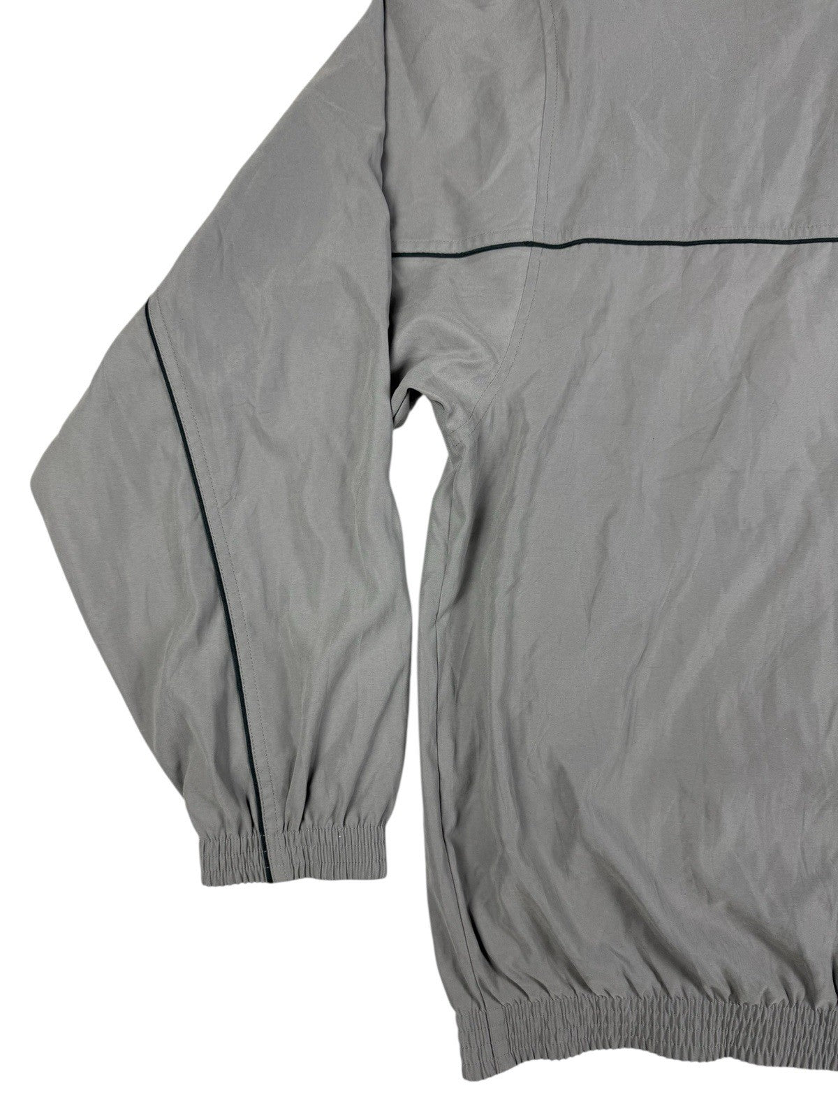 Champion Retro Grey Lined Zip Track  Jacket 2XL