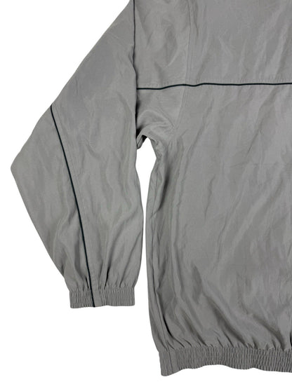 Champion Retro Grey Lined Zip Track  Jacket 2XL