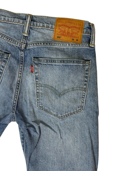 Levi's Blue 512 Slim Taper Fit Jeans 30W 30L
