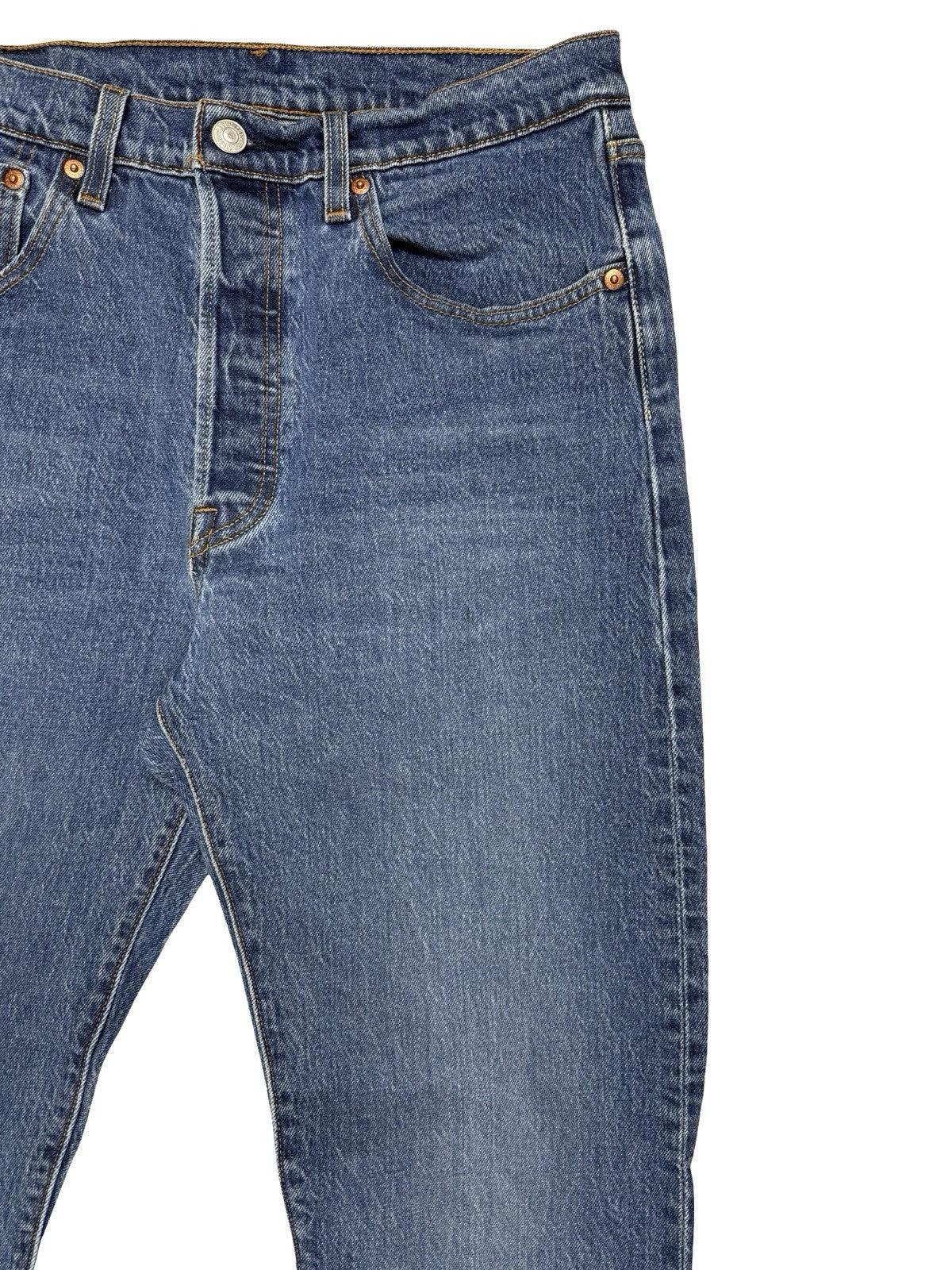 Levi's 501 Blue Denim Straight Leg Jeans 30W 30L