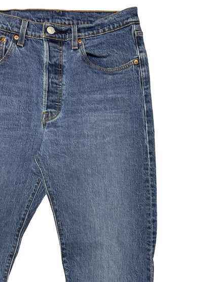 Levi's 501 Blue Denim Straight Leg Jeans 30W 30L