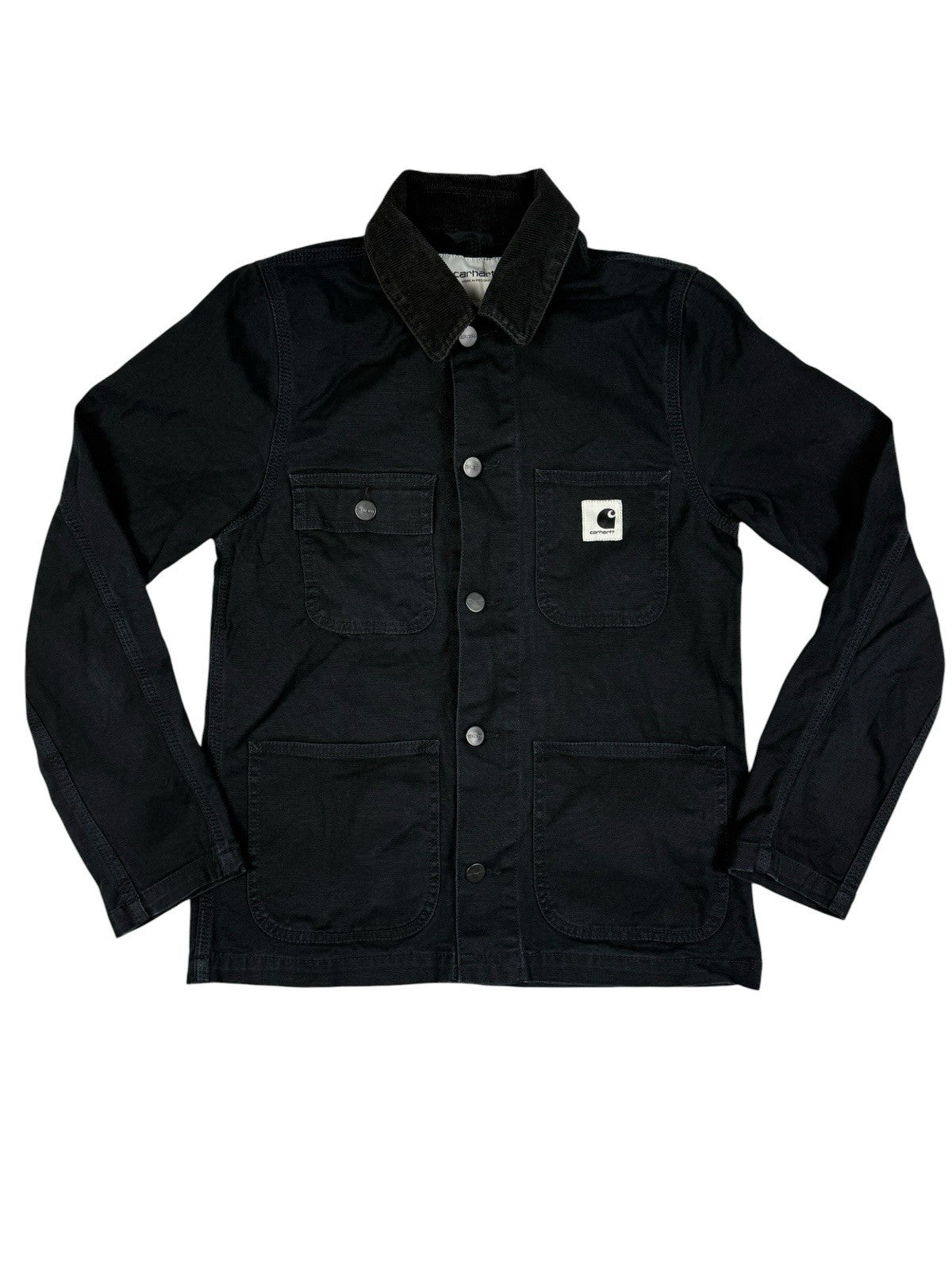 Carhartt WIP Black W' Michigan Denim Button Up Jacket Women's Small