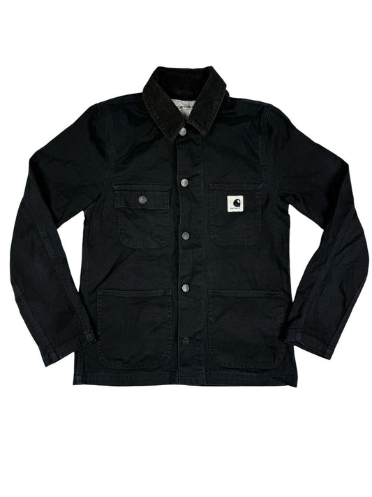 Carhartt WIP Black W' Michigan Denim Button Up Jacket Women's Small