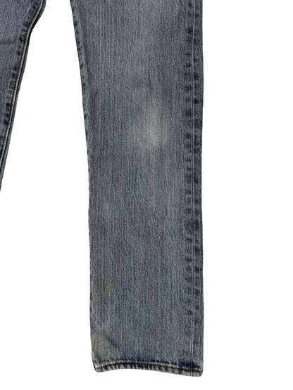 Levi's 501 Light Blue Straight Leg Denim Jeans 28W 30L