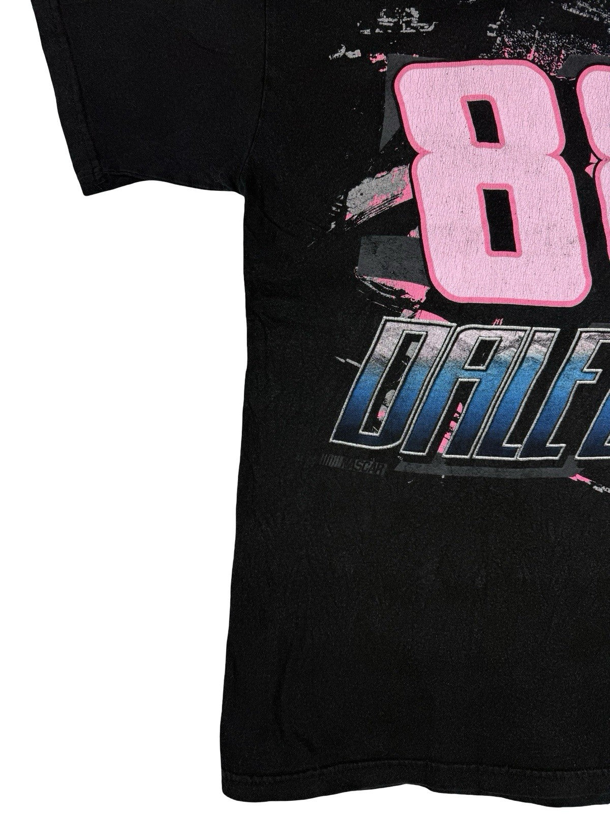 Chase Authentics NASCAR Dale Earnhardt Jr Black Printed Top Medium