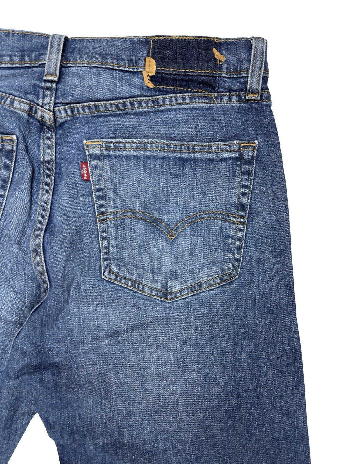 Levi's 505 Blue Regular Straight Leg Denim Jeans 34W 30L