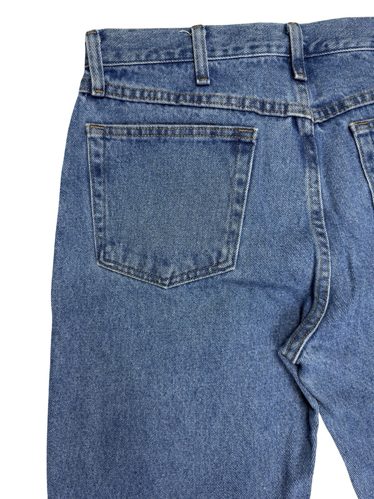 Rustler Wrangler Blue Denim Straight Leg Jeans 34W 32L