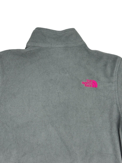 The North Face Grey Zip Fleece Jumper Jacket Girls XL