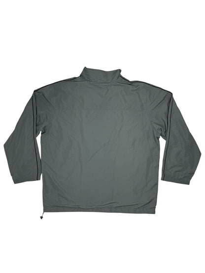 Reebok Grey Retro Lined Zip Track Jacket 2XL