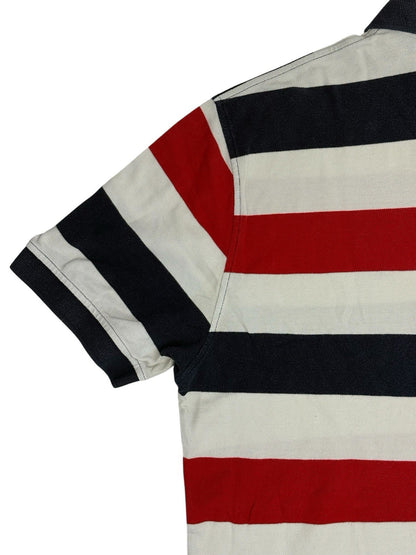 Tommy Hilfiger Retro Multicoloured Striped Polo Top XL