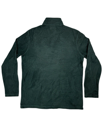 Chaps Green Quarter Zip Fleece Medium