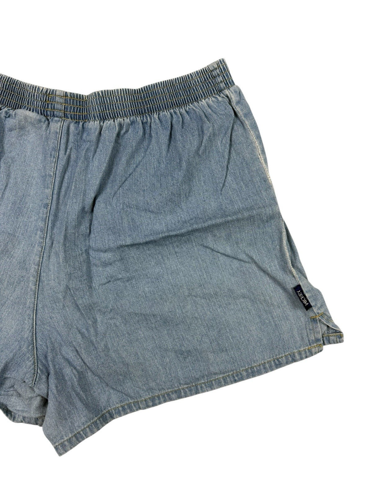 Vintage Disney Mickey Unlimited Blue Denim Cotton Shorts Small