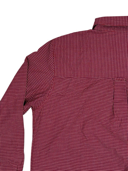 Chaps Red Check Collared Shirt Medium