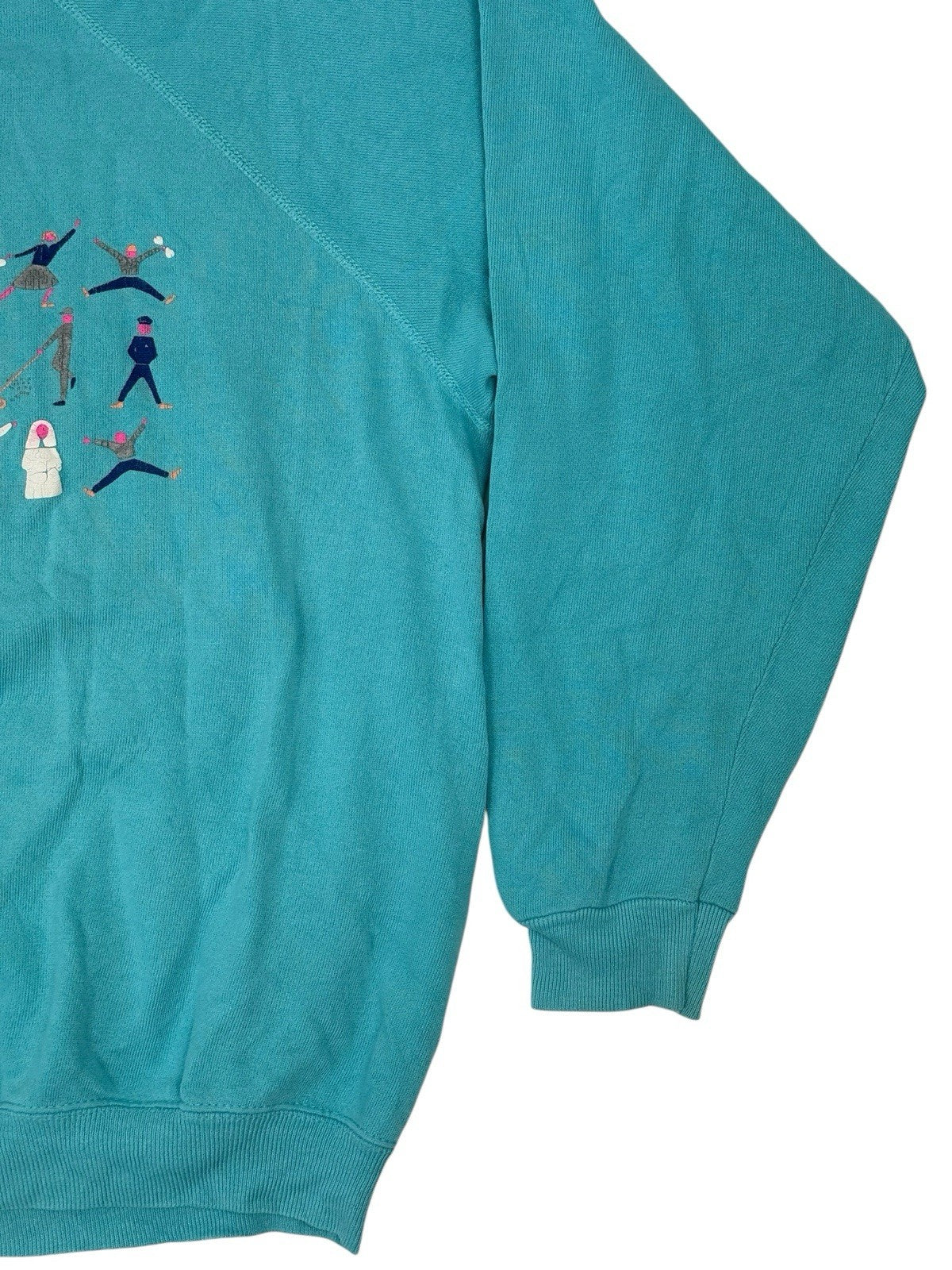 LCMH Mary Hospital Vintage Blue Printed Hanes Jumper XL