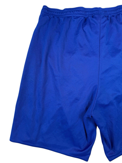 Adidas Blue Climalite Polyester Sport Exercise Football Shorts Medium