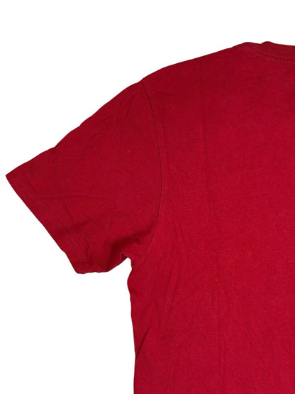 Vans Red Off The Wall Printed Top Boys XL