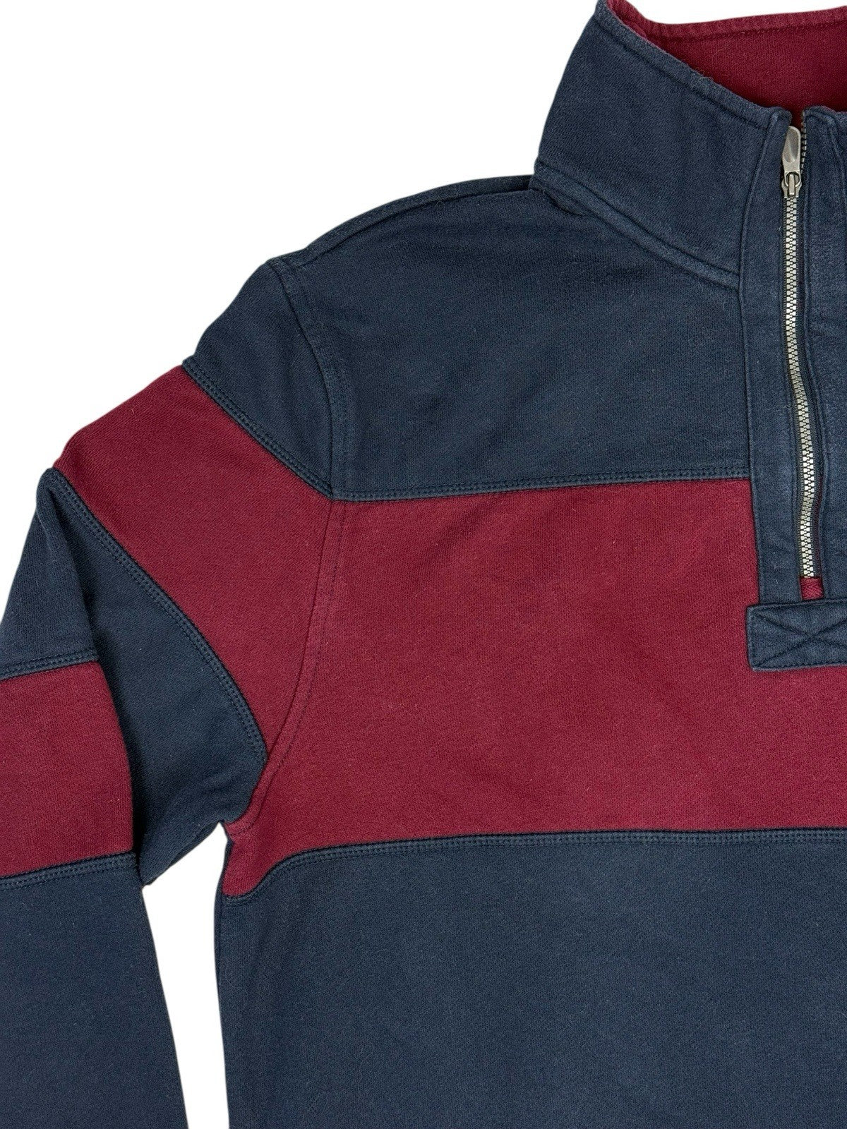 Nautica Retro Blue 1/4 Zip Jumper Large